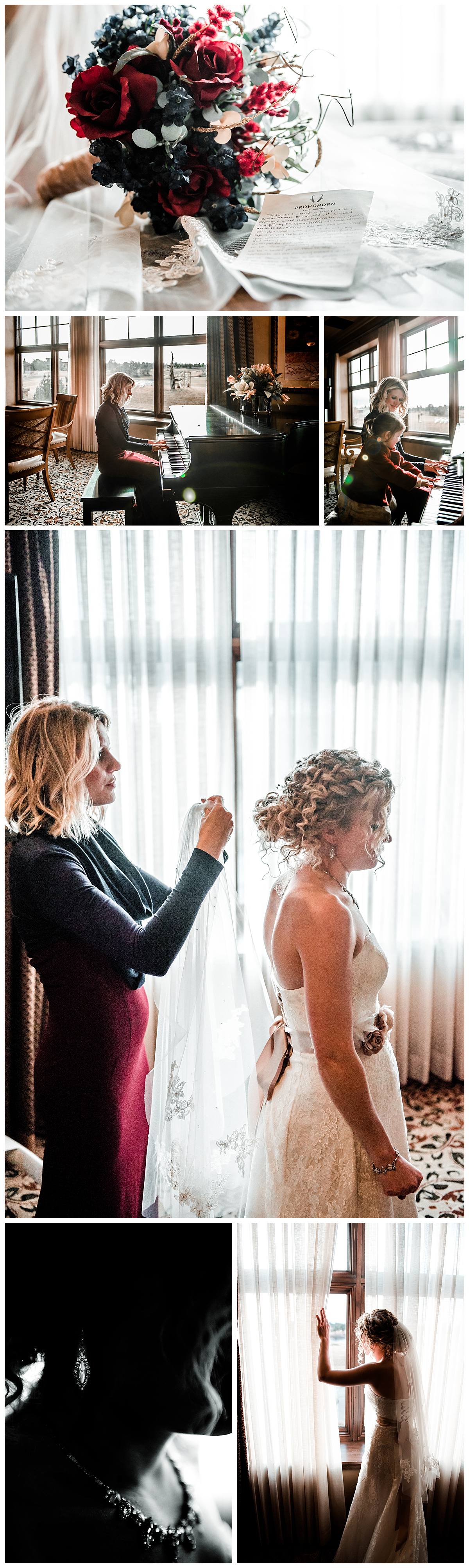 Wedding Ceremony pics Dionne Kraus photography Pronghorn Resort Bend Oregon