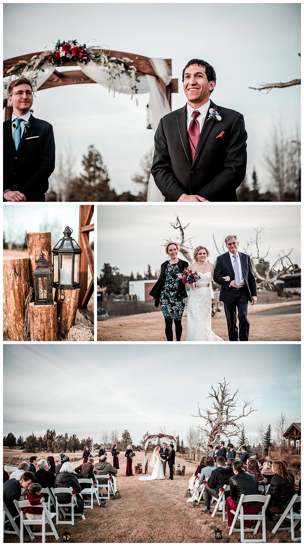 PNW Wedding photography at the Pronghorn Resort Bend OR