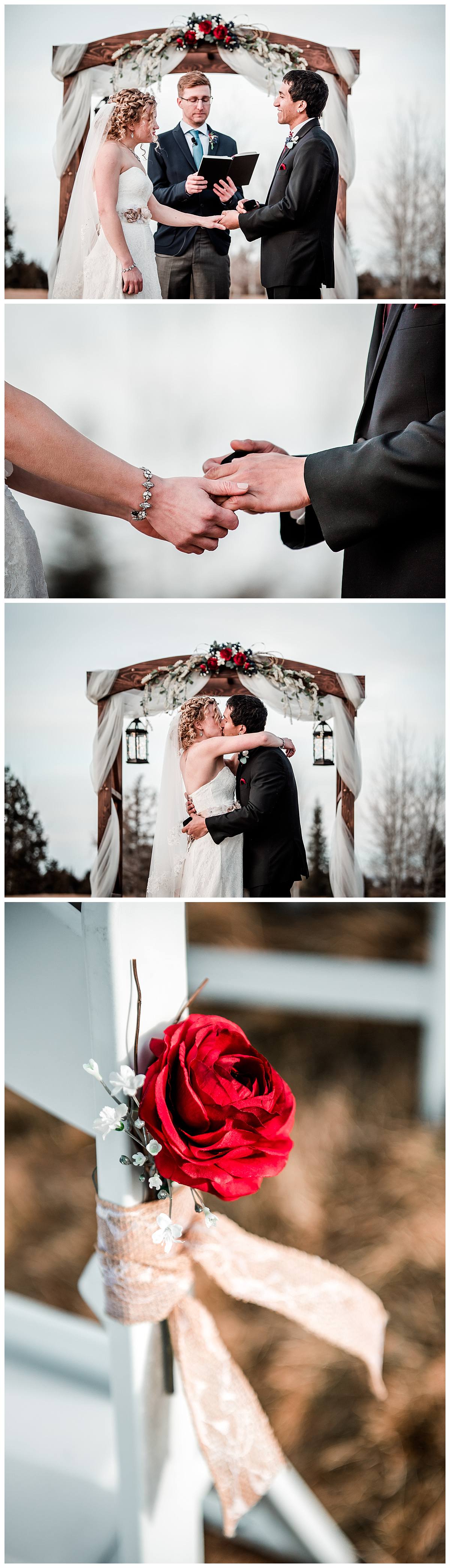 Pronghorn Resort winter wedding pictures