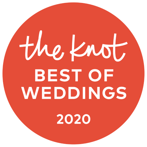 Best of weddings photographer badge for the Knot magazine