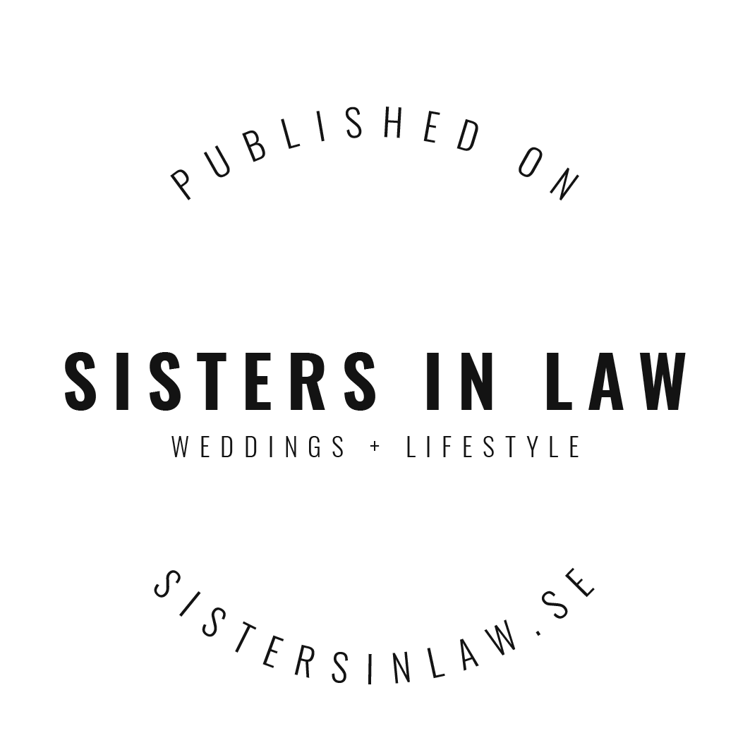 Featured photographer publication badge for Sisters in law wedding blog and magazine