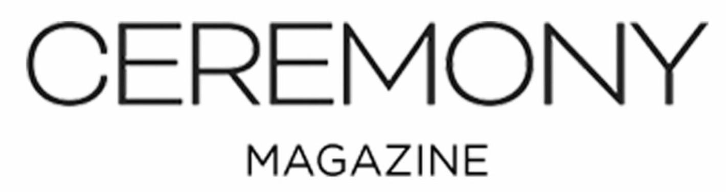 featured wedding publication in Ceremony Magazine